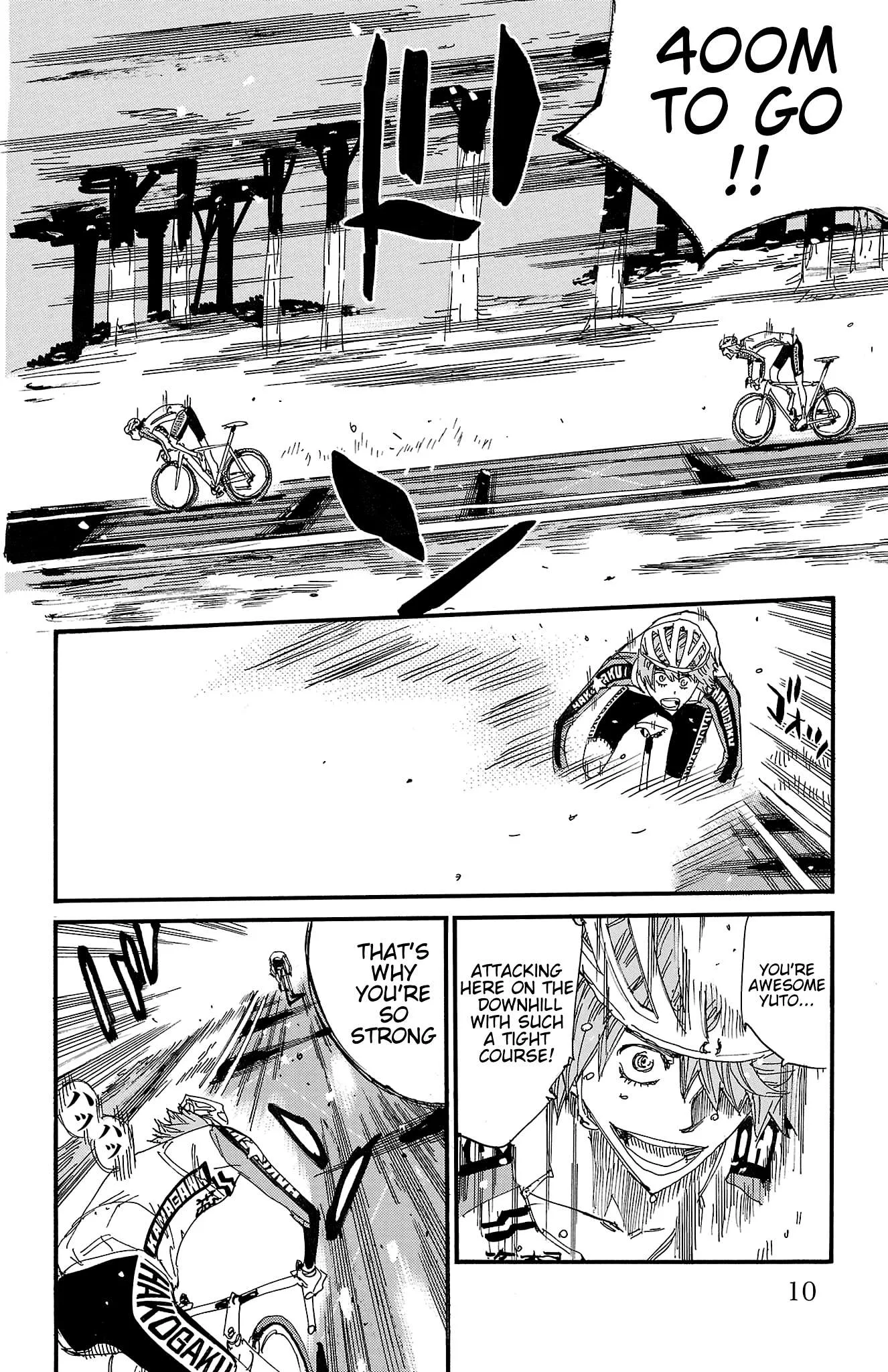 Yowamushi Pedal Chapter 687 page 10