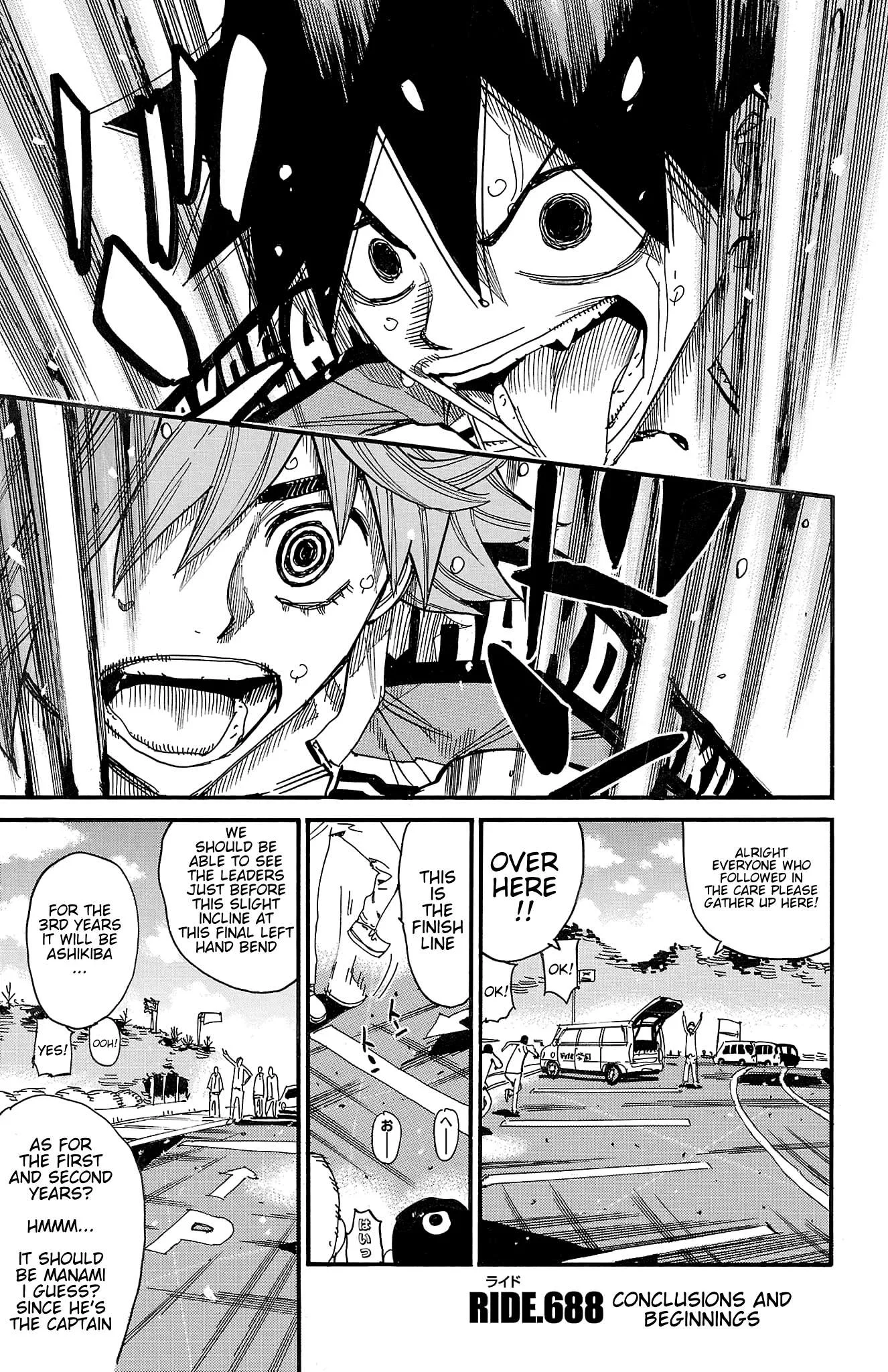 Yowamushi Pedal Chapter 688 page 1