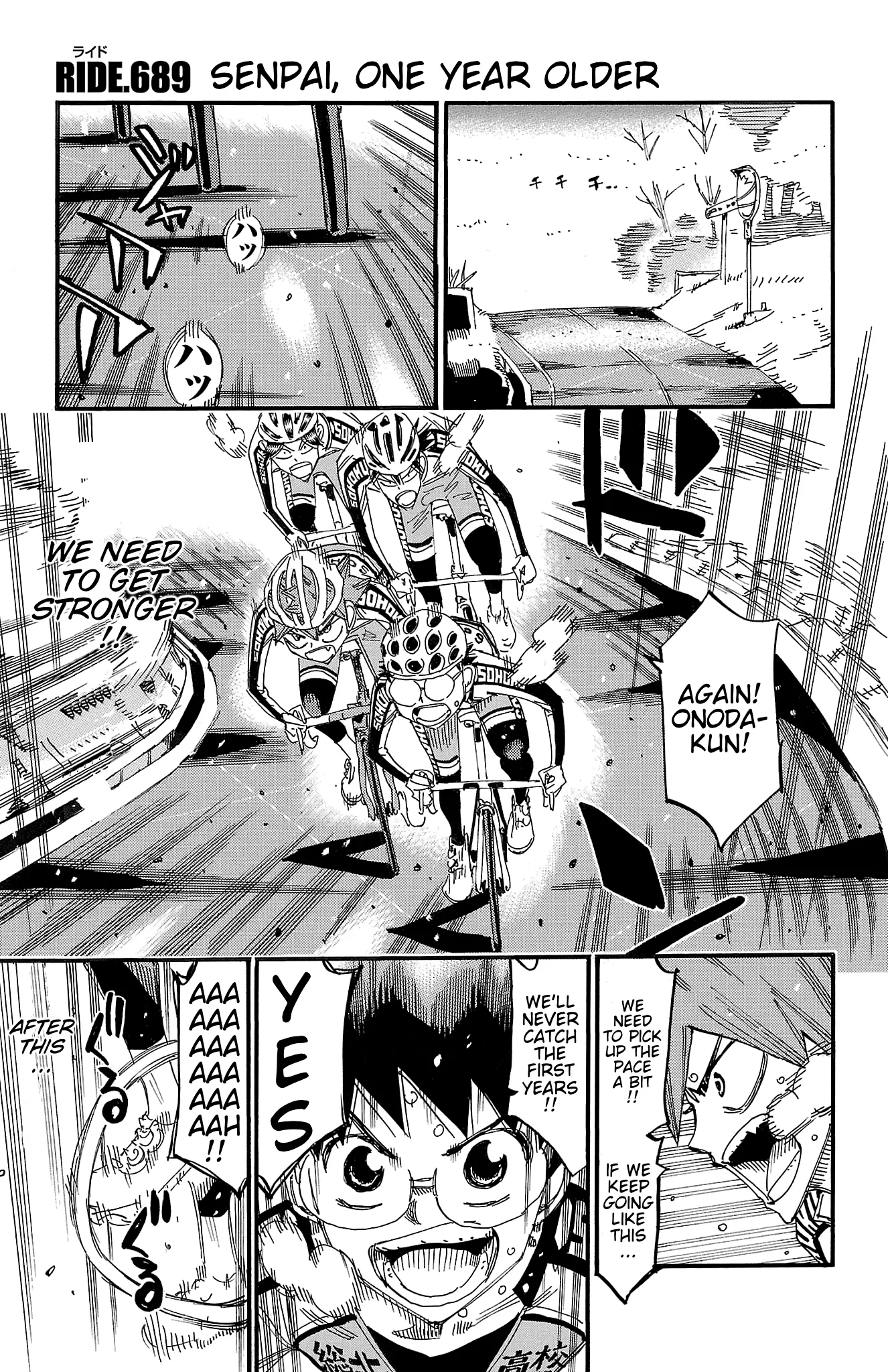 Yowamushi Pedal Chapter 689 page 1