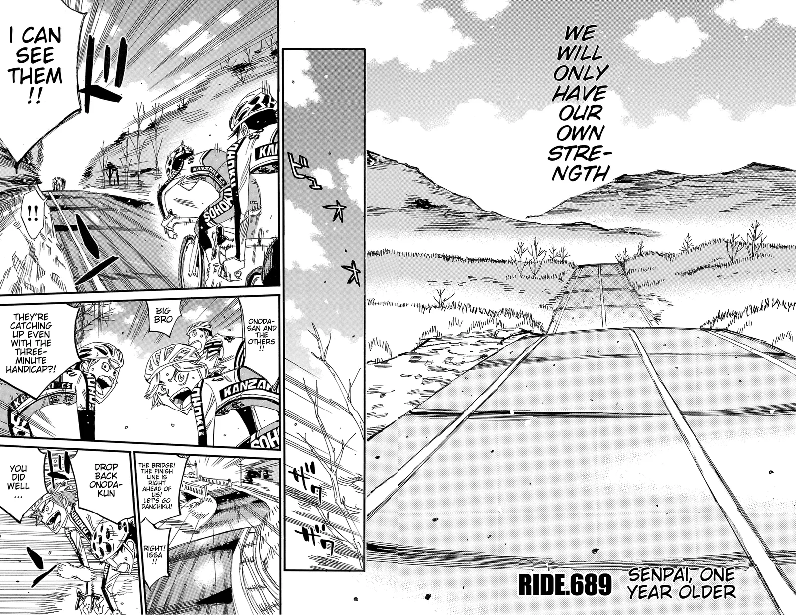Yowamushi Pedal Chapter 689 page 2