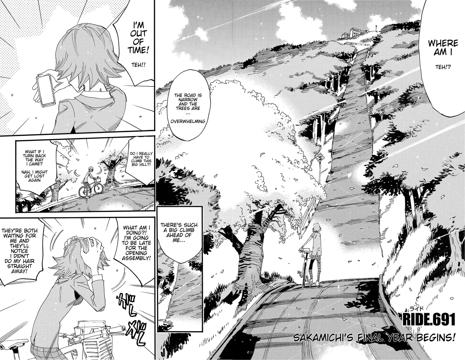 Yowamushi Pedal Chapter 691 page 2