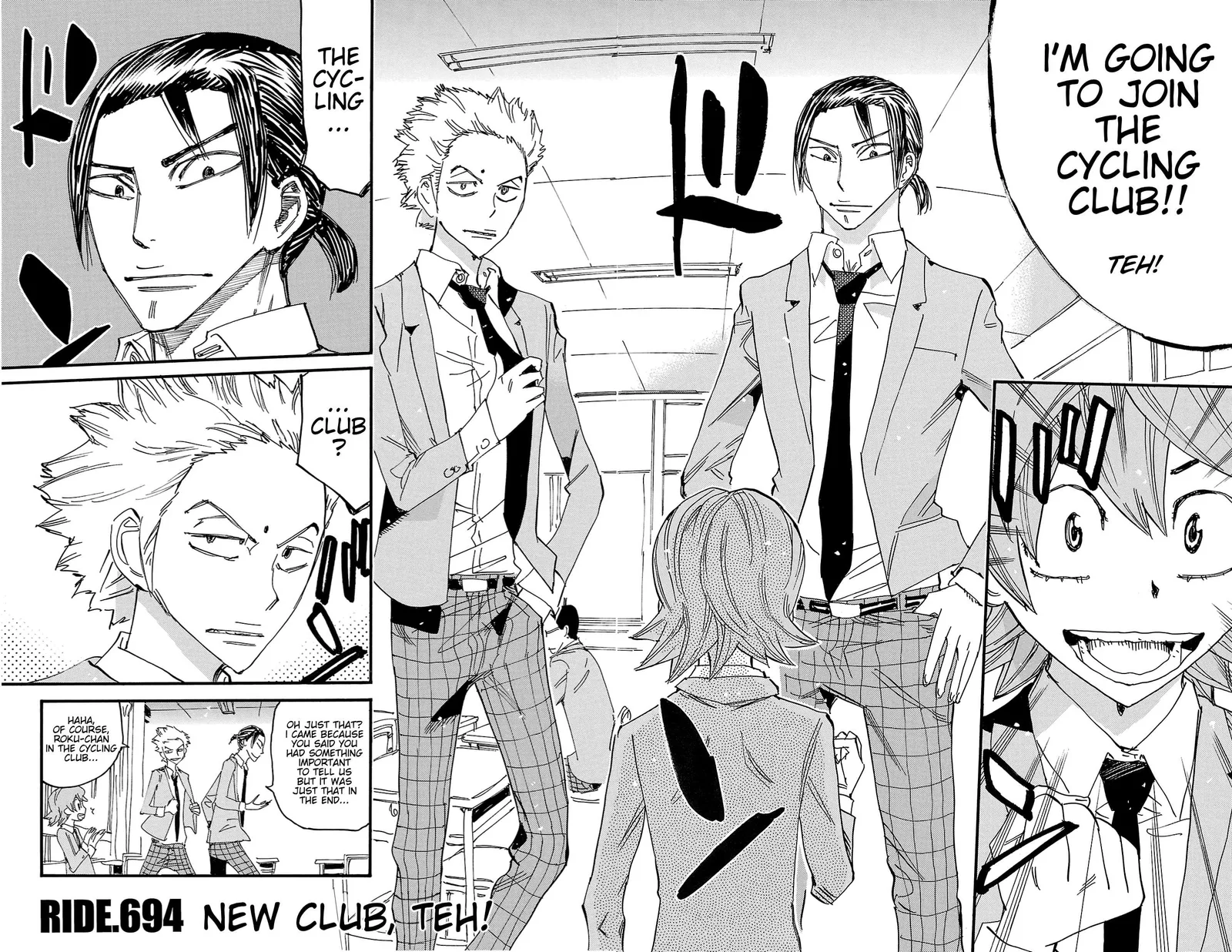 Yowamushi Pedal Chapter 694 page 2