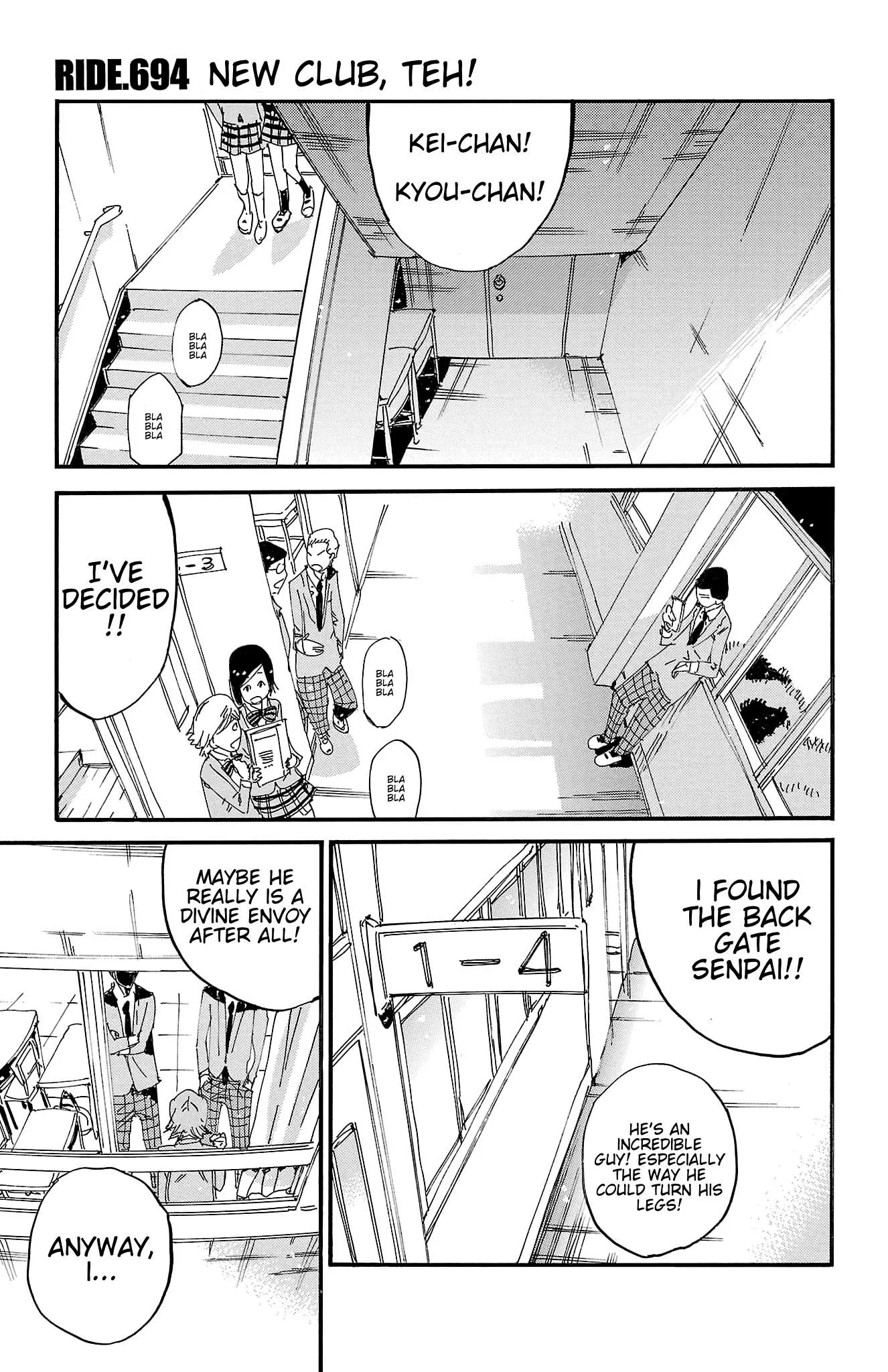 Yowamushi Pedal Chapter 694 page 1