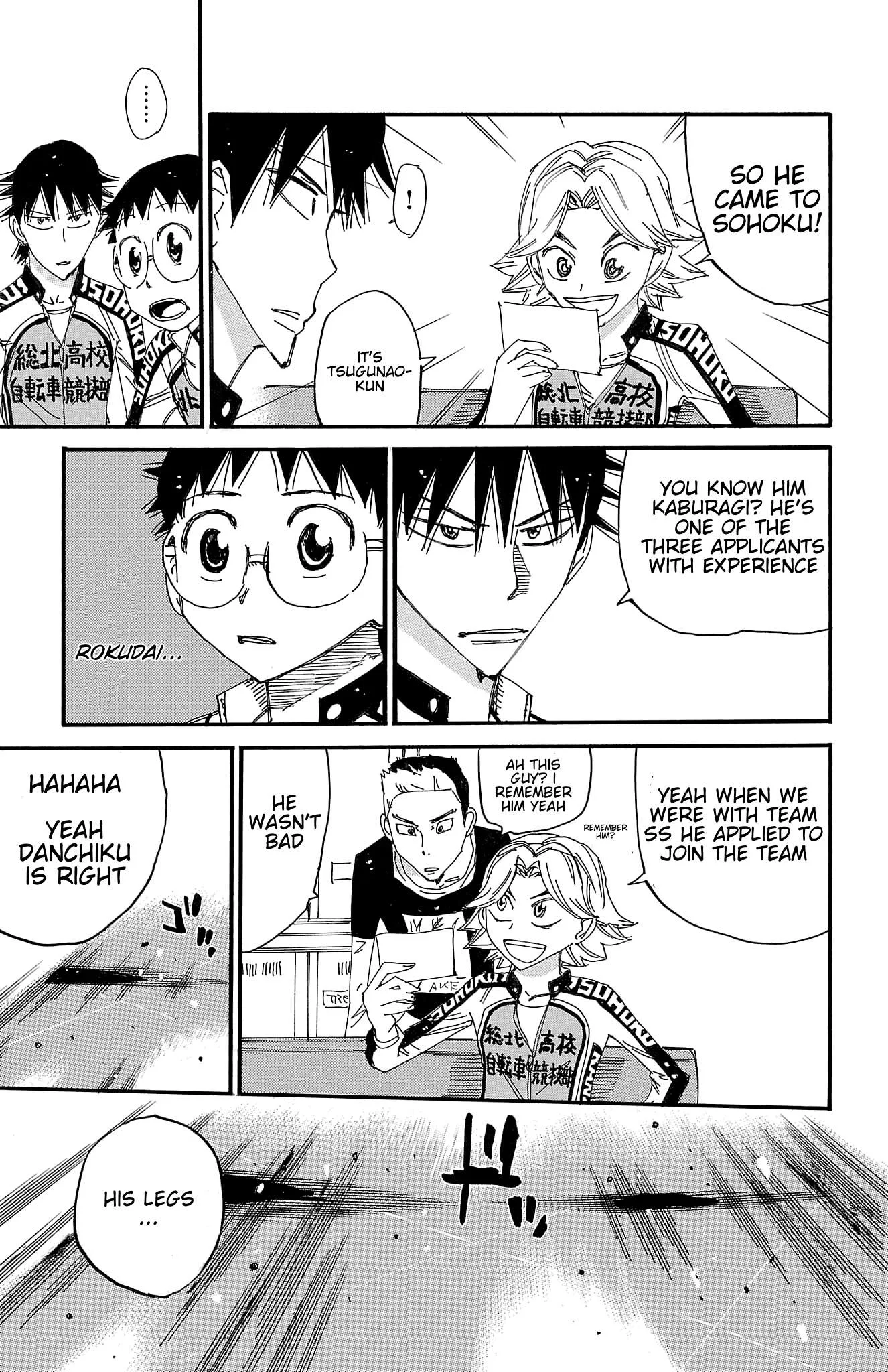Yowamushi Pedal Chapter 695 page 21
