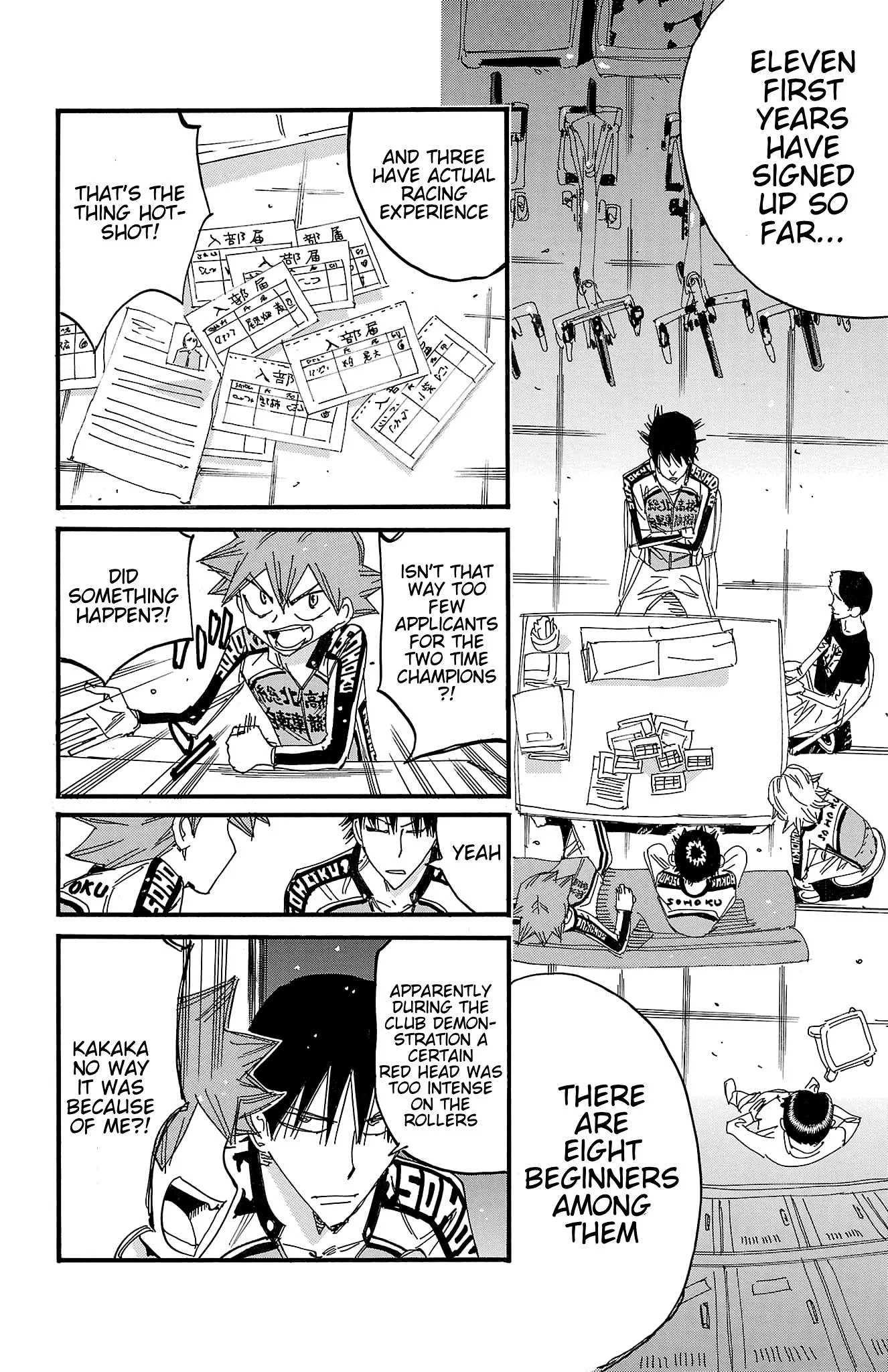 Yowamushi Pedal Chapter 695 page 14