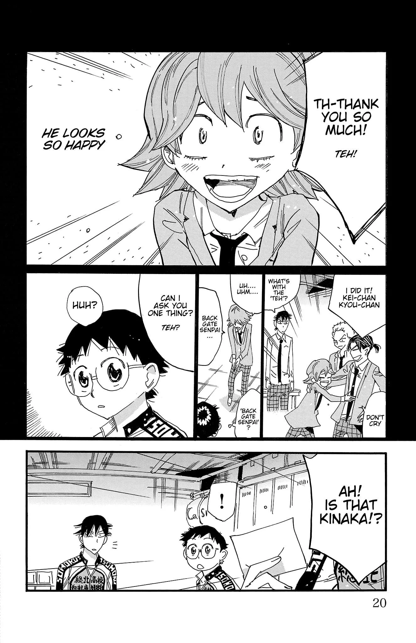 Yowamushi Pedal Chapter 695 page 20