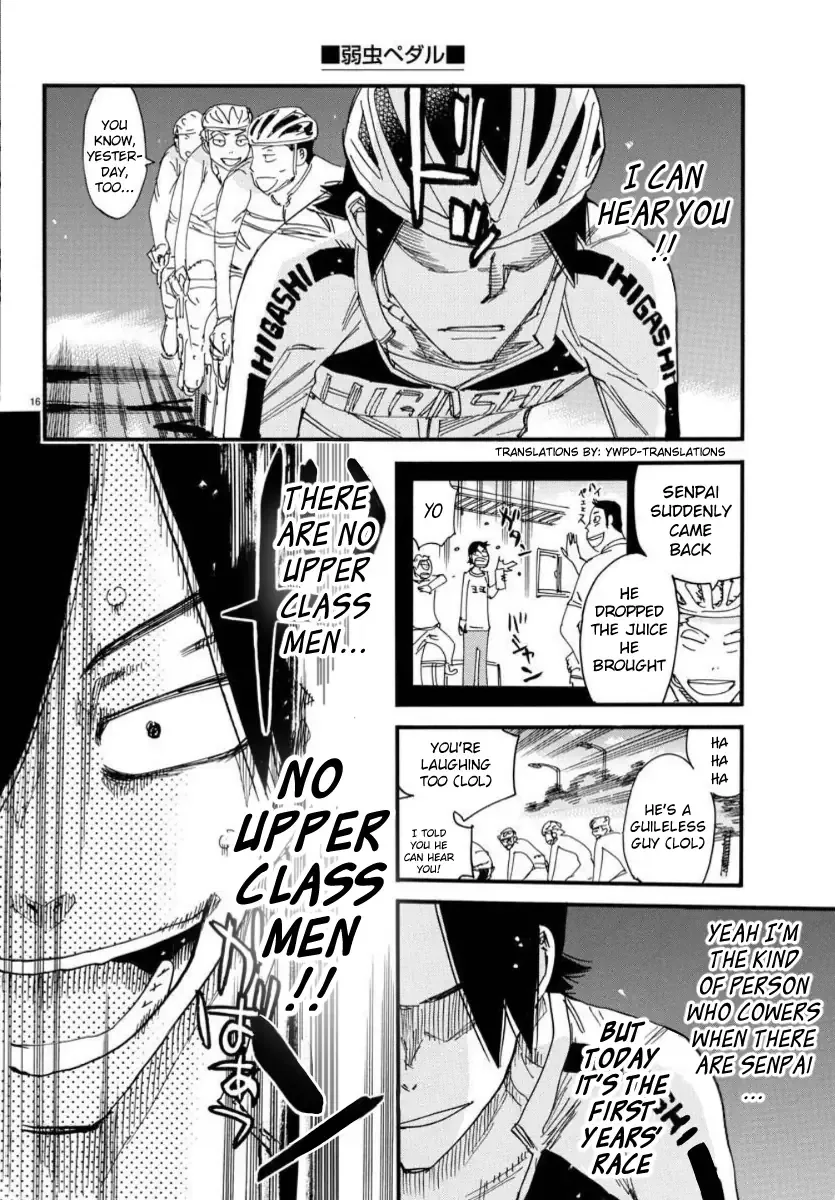 Yowamushi Pedal Chapter 696 page 15