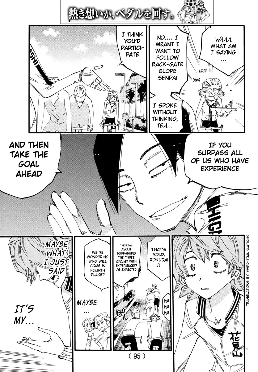 Yowamushi Pedal Chapter 697 page 8
