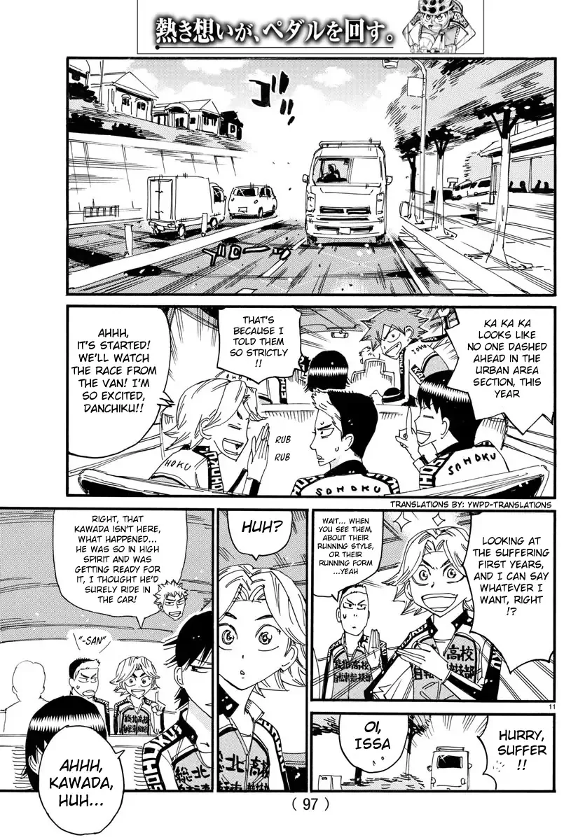 Yowamushi Pedal Chapter 697 page 10