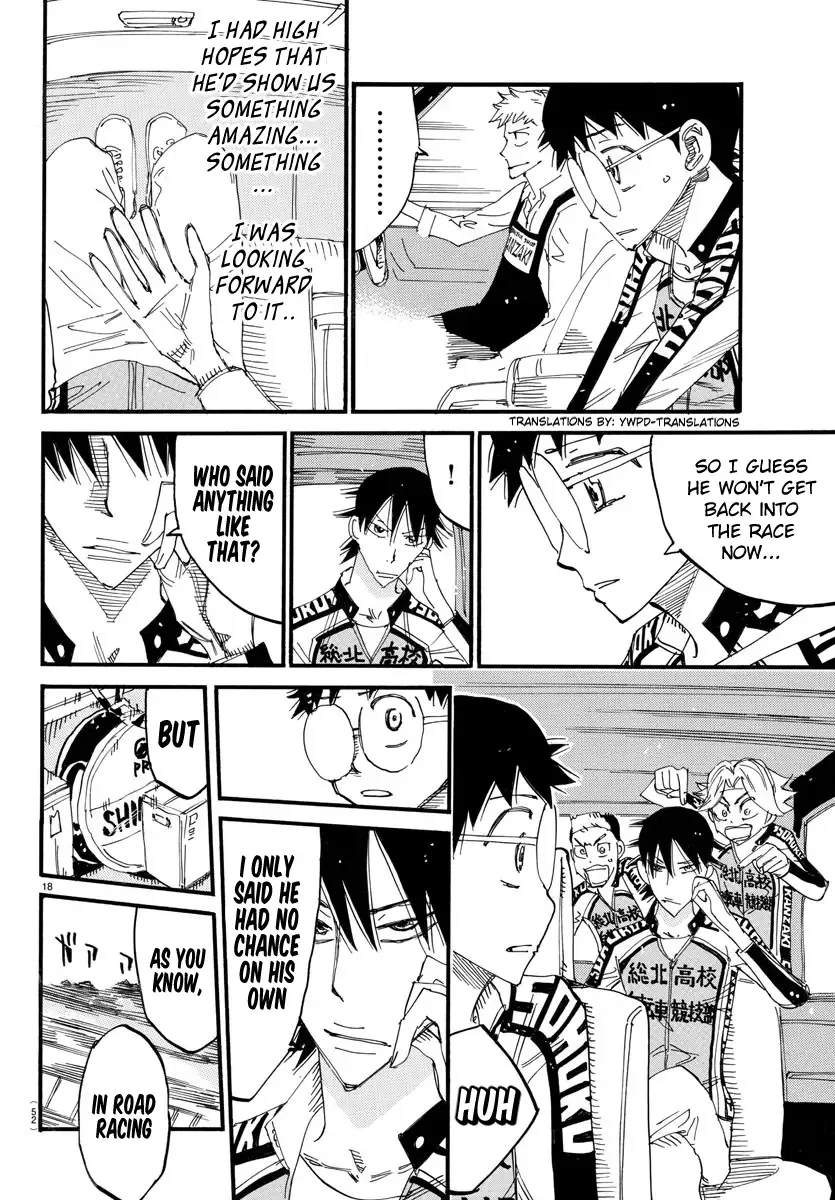 Yowamushi Pedal Chapter 698 page 16