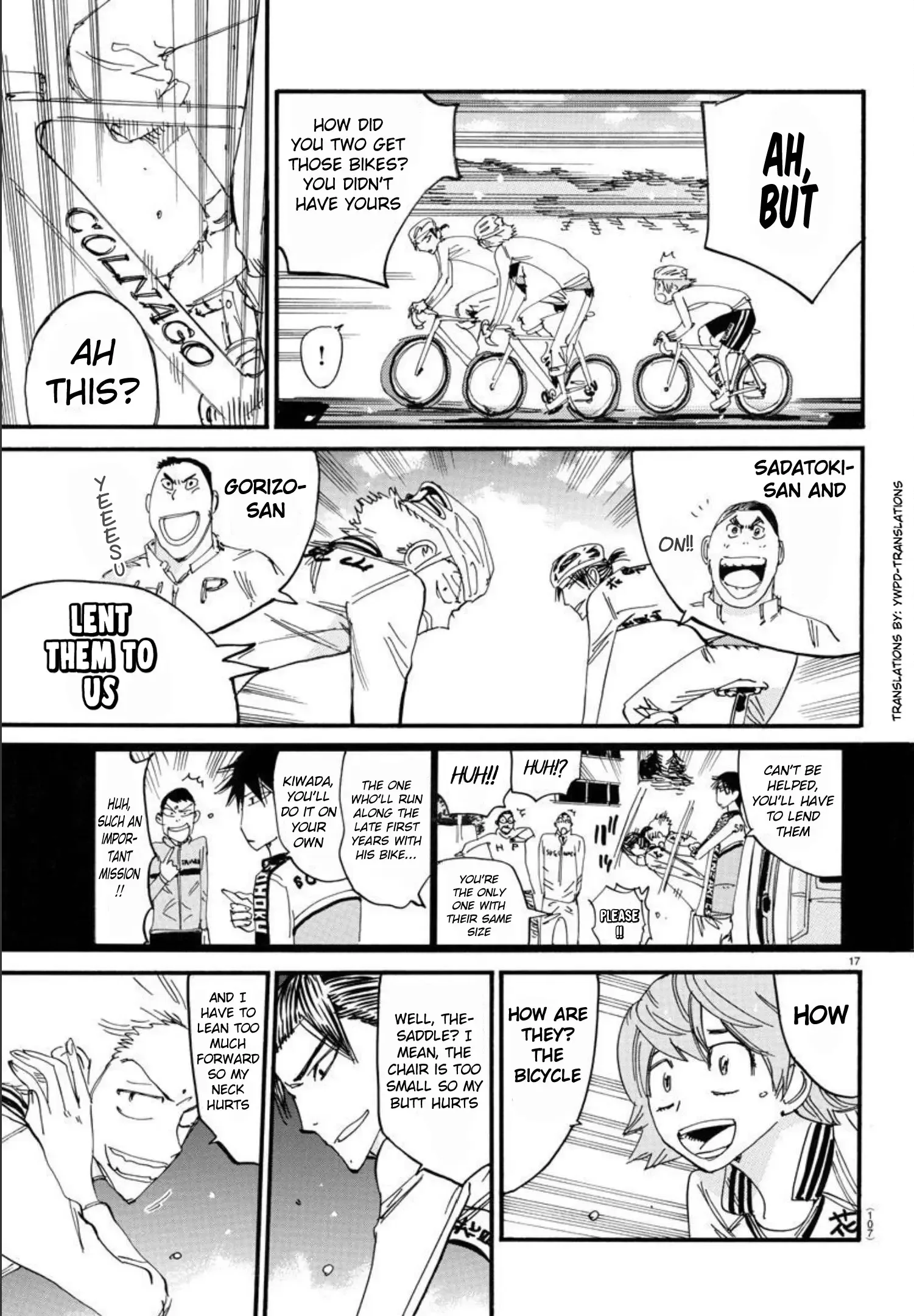 Yowamushi Pedal Chapter 699 page 13