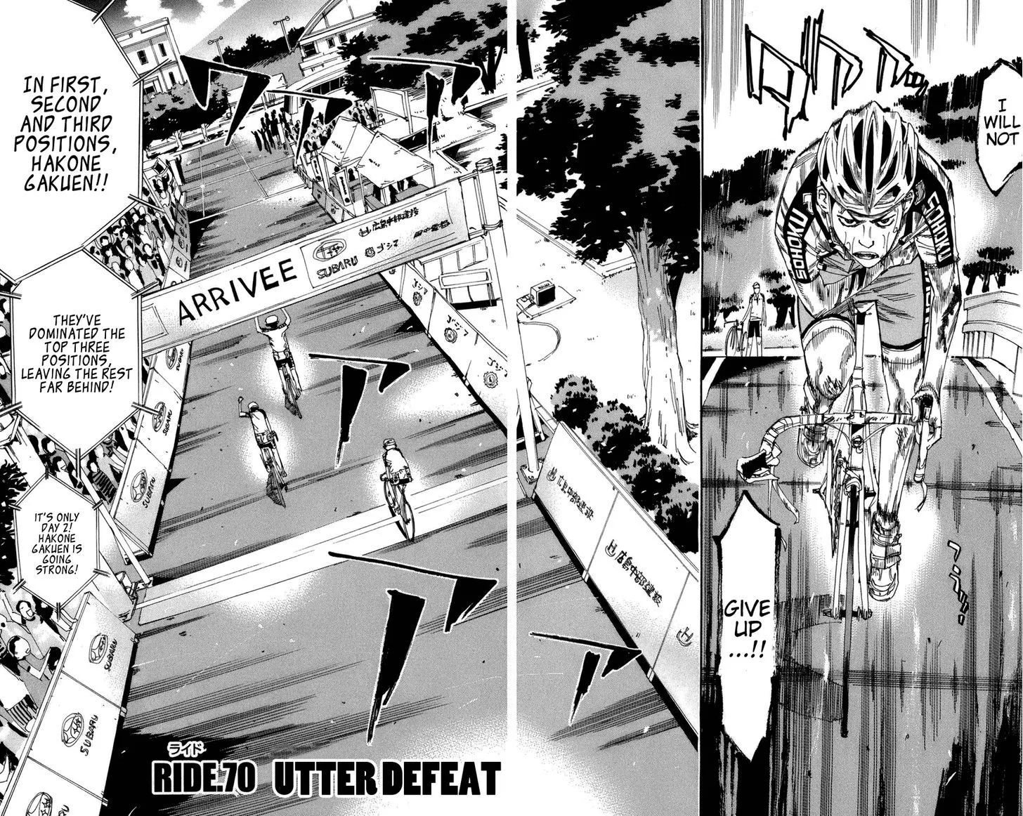 Yowamushi Pedal Chapter 70 page 9
