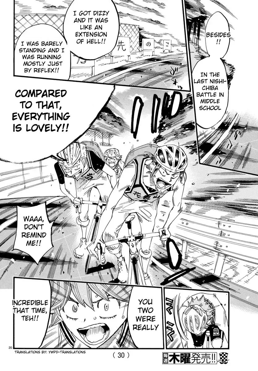 Yowamushi Pedal Chapter 700 page 22