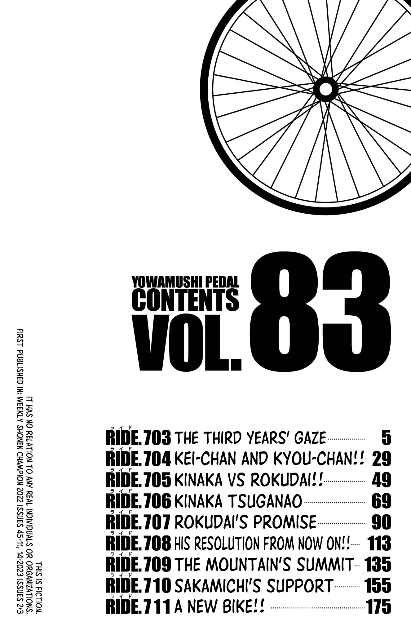 Yowamushi Pedal Chapter 703 page 6