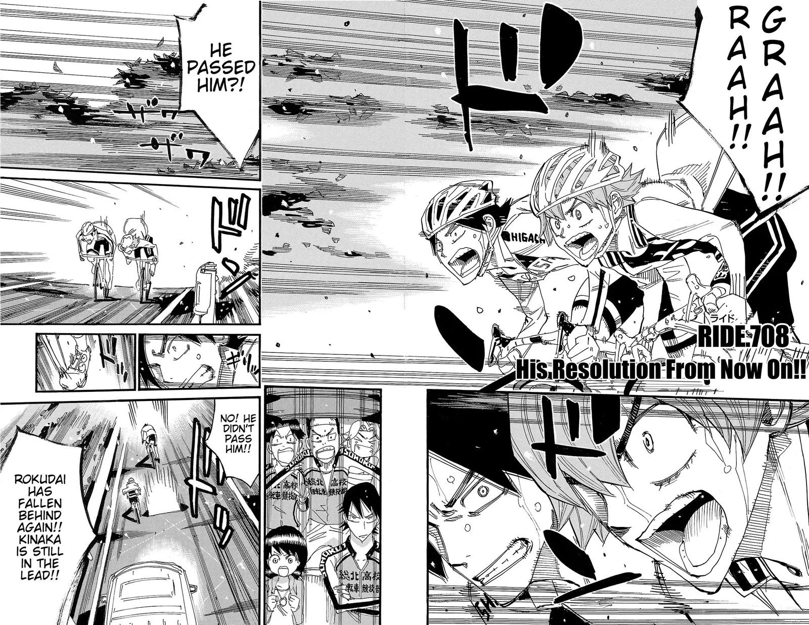 Yowamushi Pedal Chapter 708 page 2
