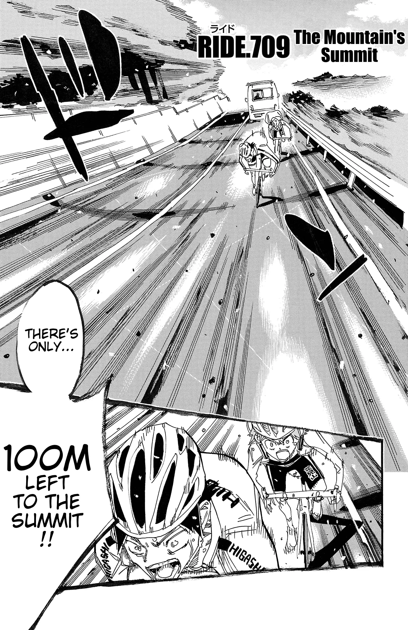 Yowamushi Pedal Chapter 709 page 1