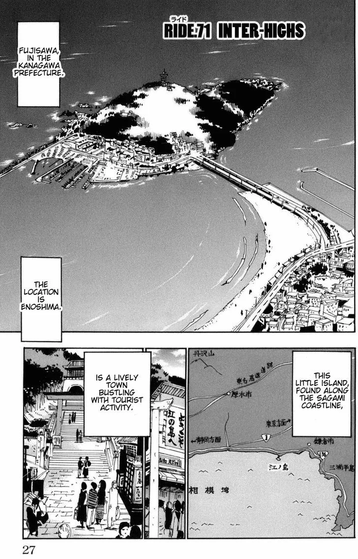 Yowamushi Pedal Chapter 71 page 1