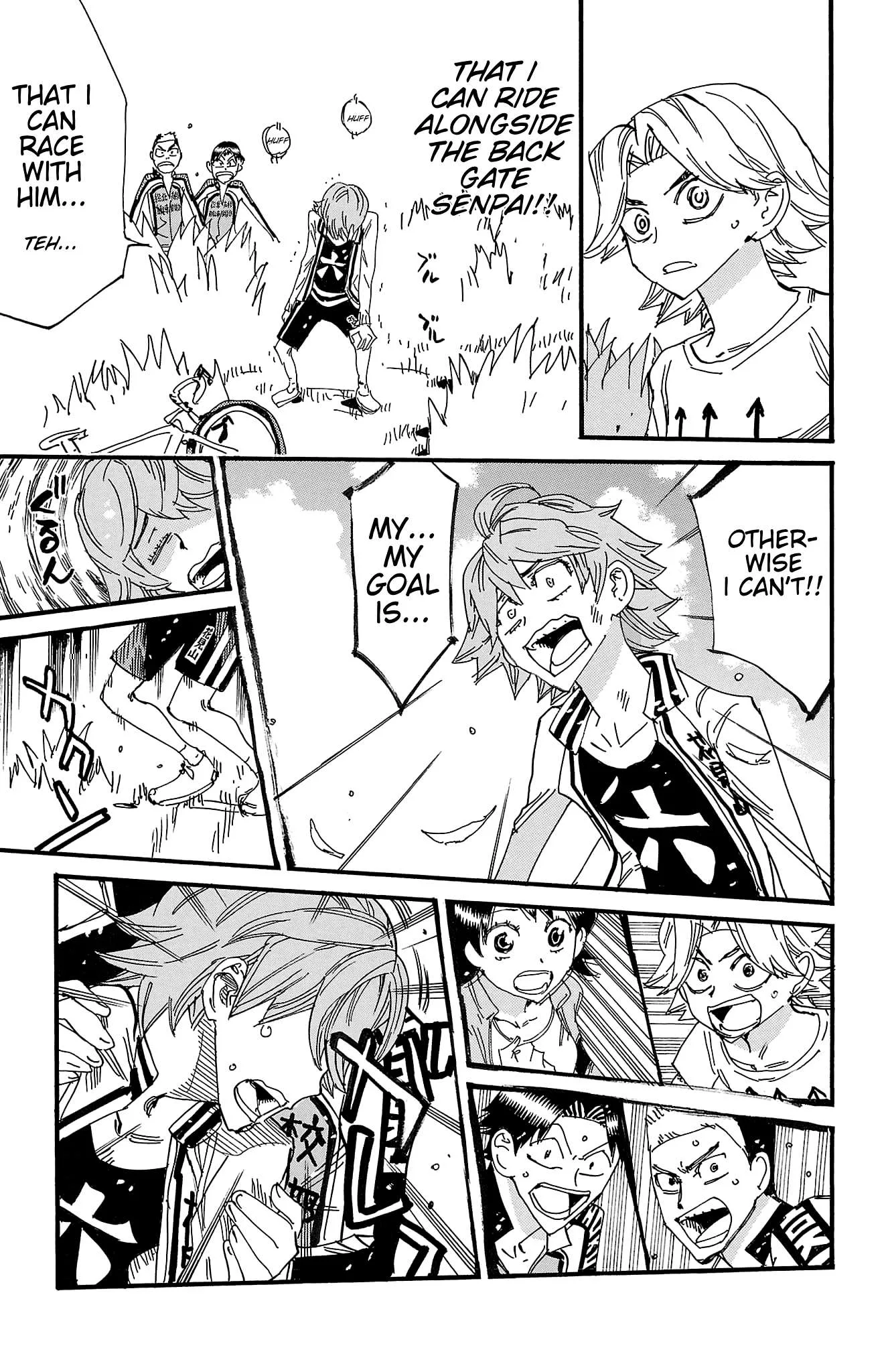 Yowamushi Pedal Chapter 710 page 14