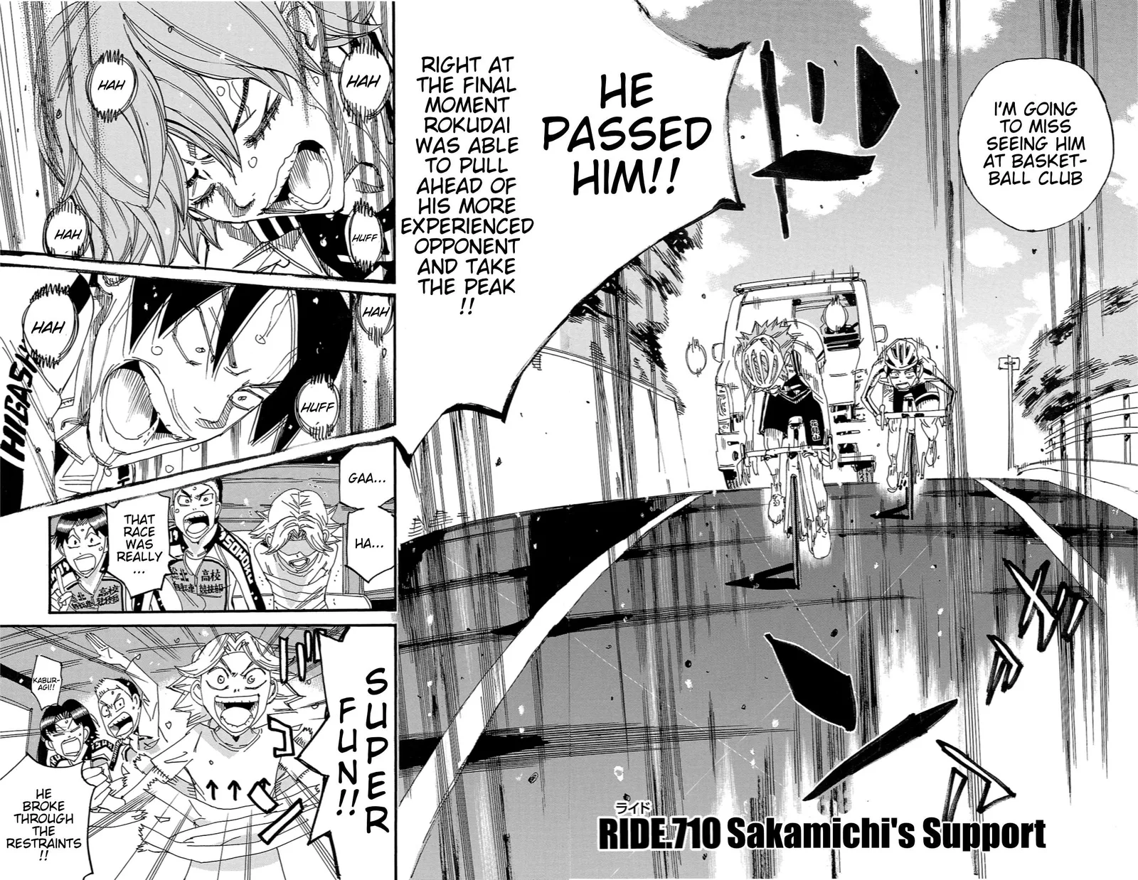 Yowamushi Pedal Chapter 710 page 4