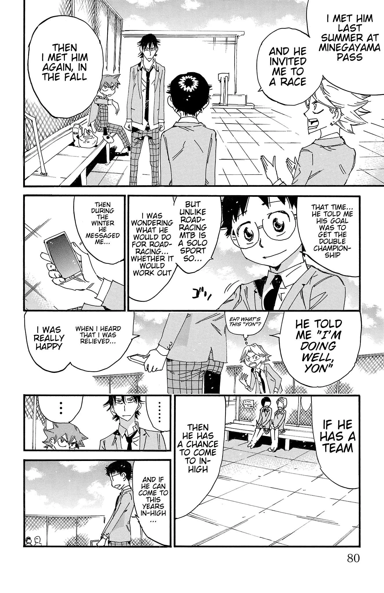 Yowamushi Pedal Chapter 715 page 7