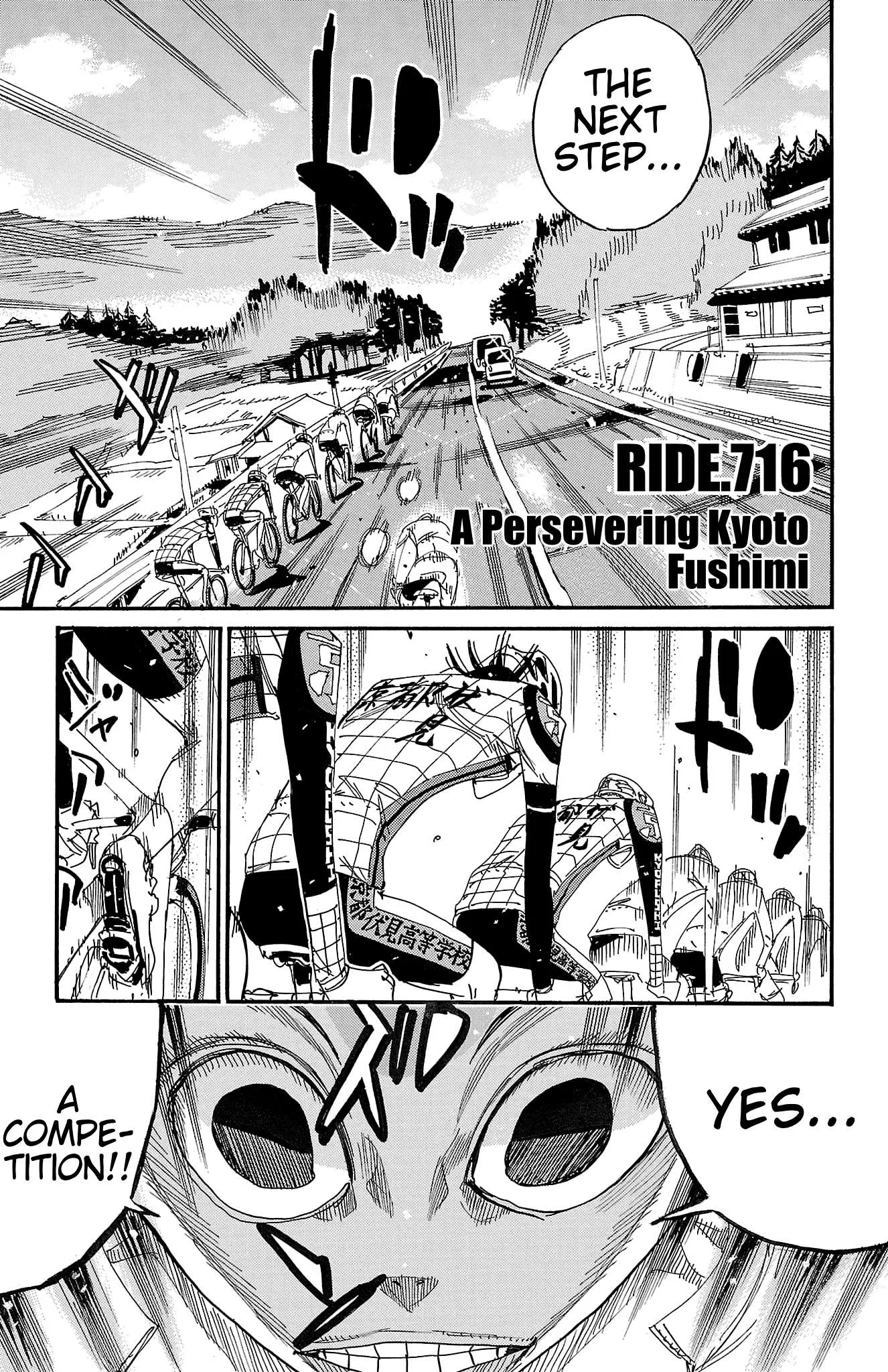 Yowamushi Pedal Chapter 716 page 1