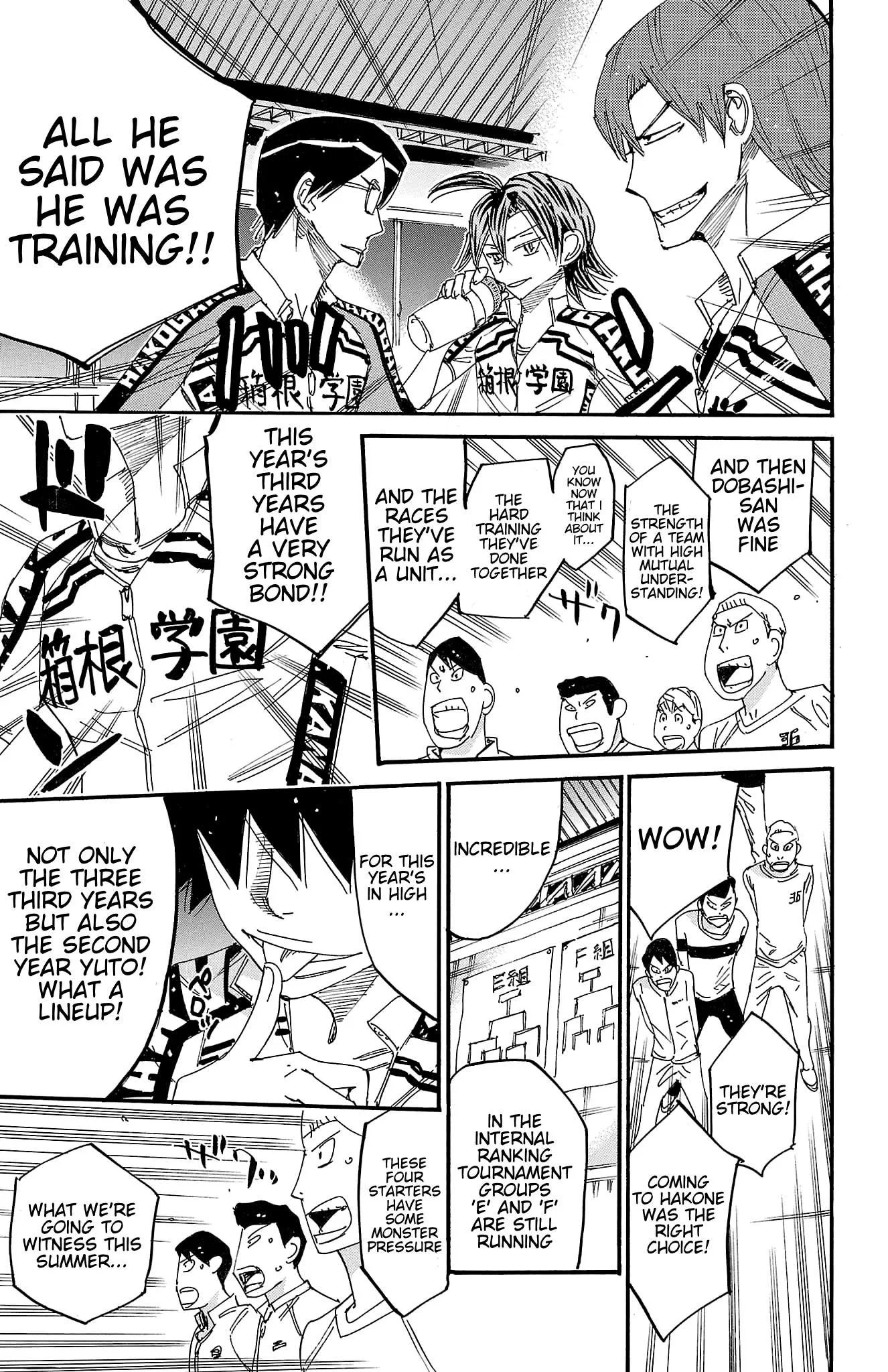 Yowamushi Pedal Chapter 717 page 17