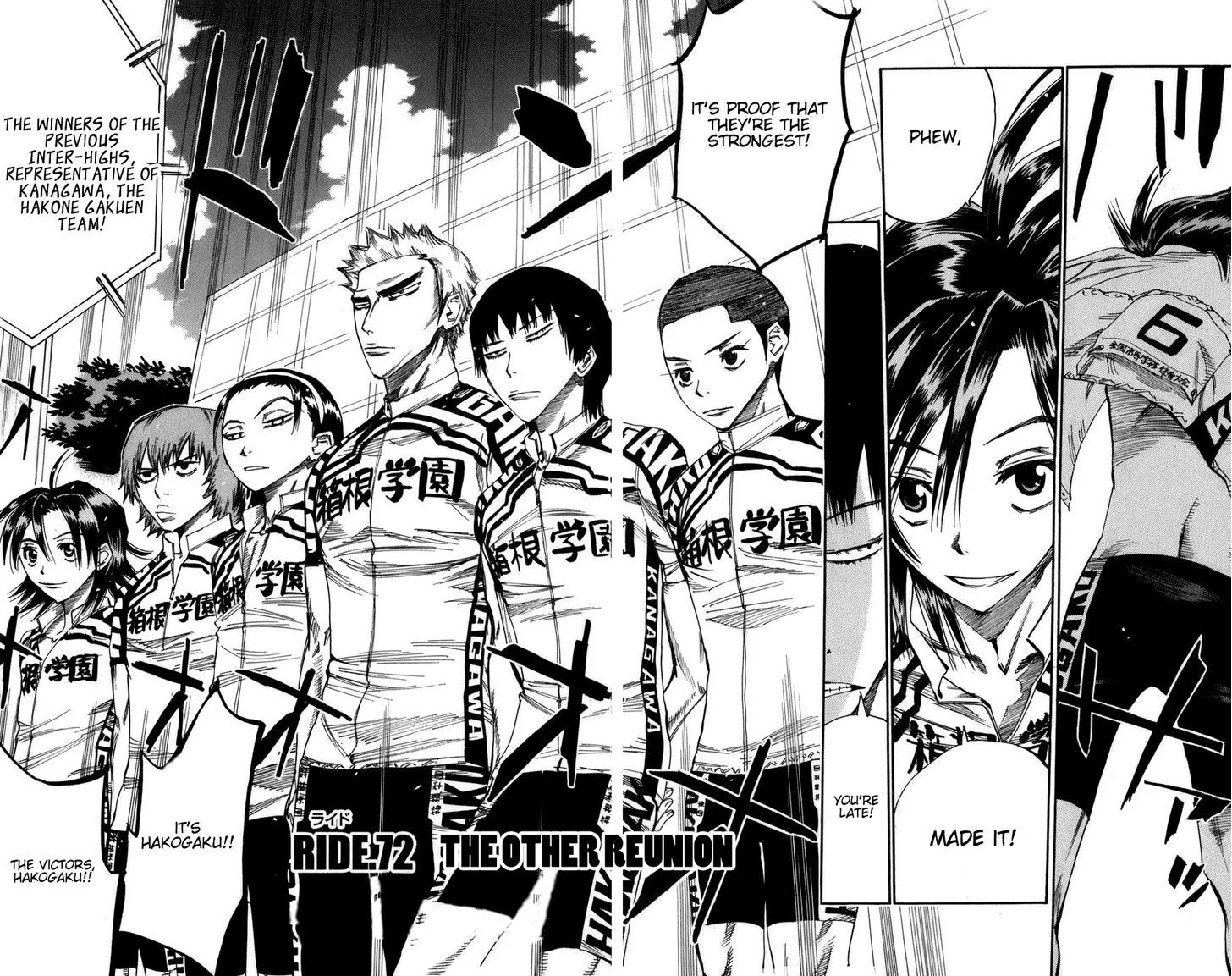 Yowamushi Pedal Chapter 72 page 2