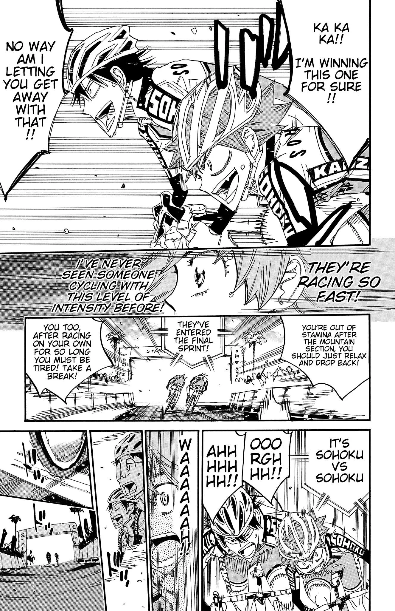 Yowamushi Pedal Chapter 723 page 17
