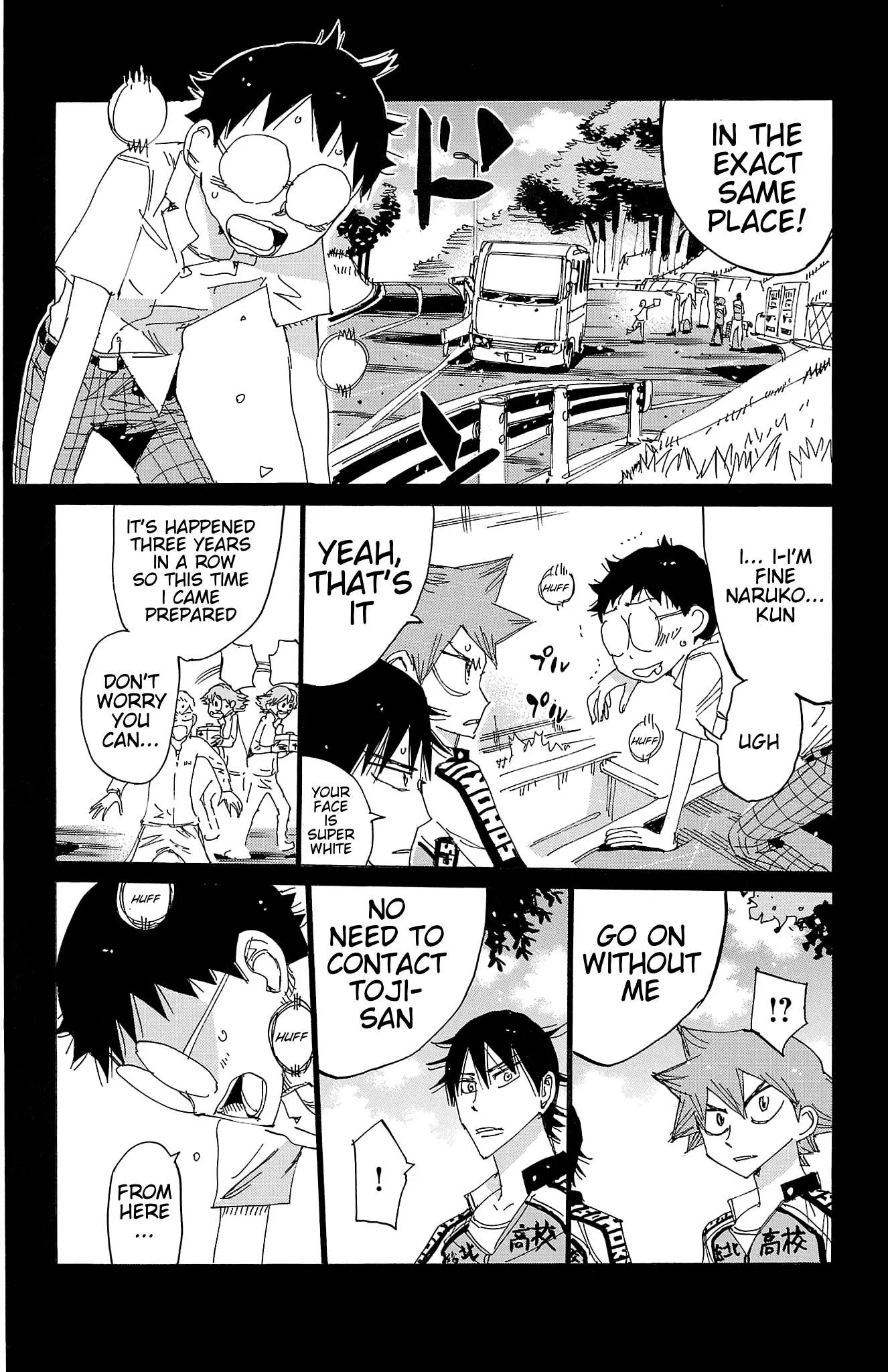 Yowamushi Pedal Chapter 726 page 2