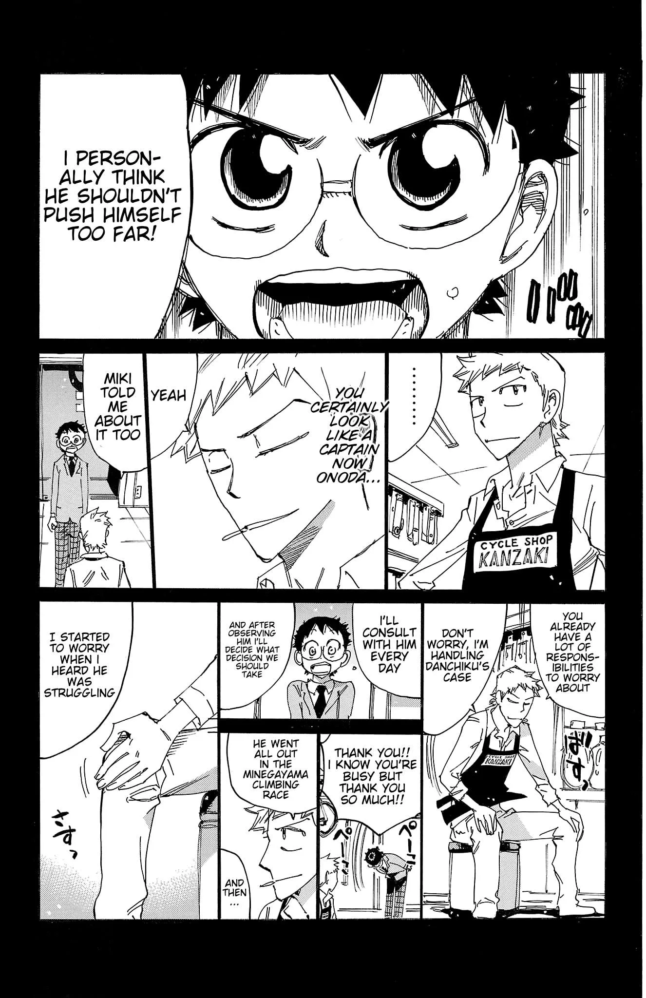 Yowamushi Pedal Chapter 728 page 14