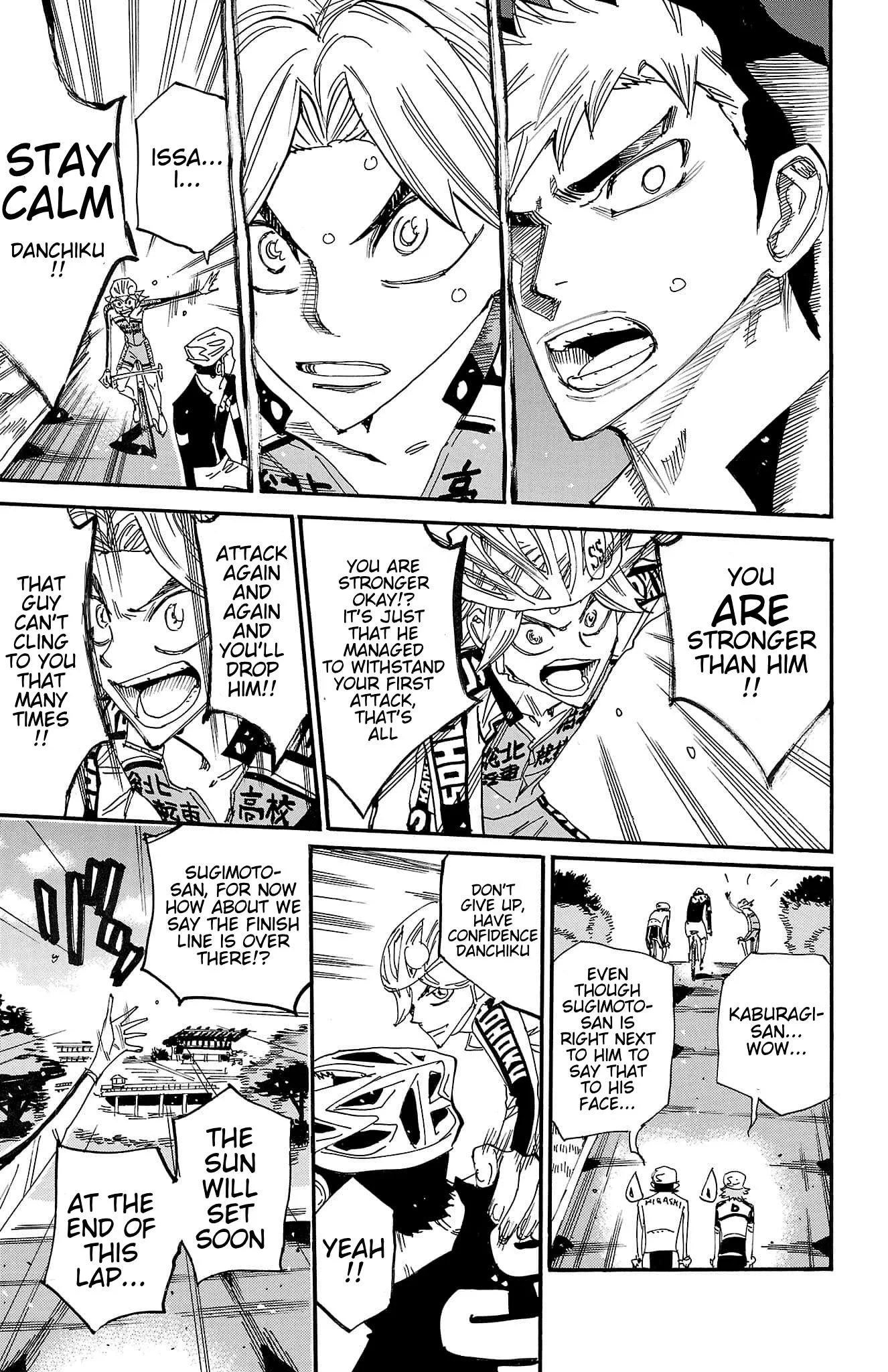 Yowamushi Pedal Chapter 733 page 13