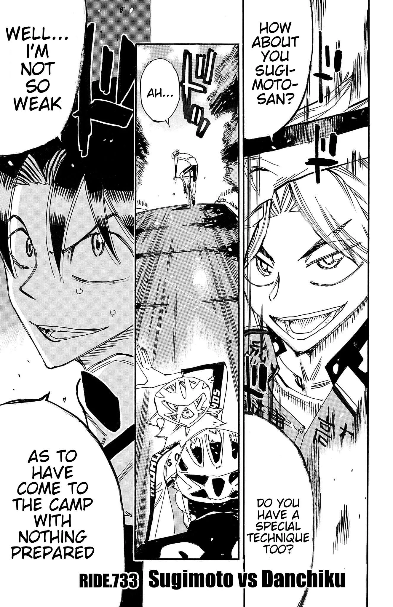 Yowamushi Pedal Chapter 733 page 1