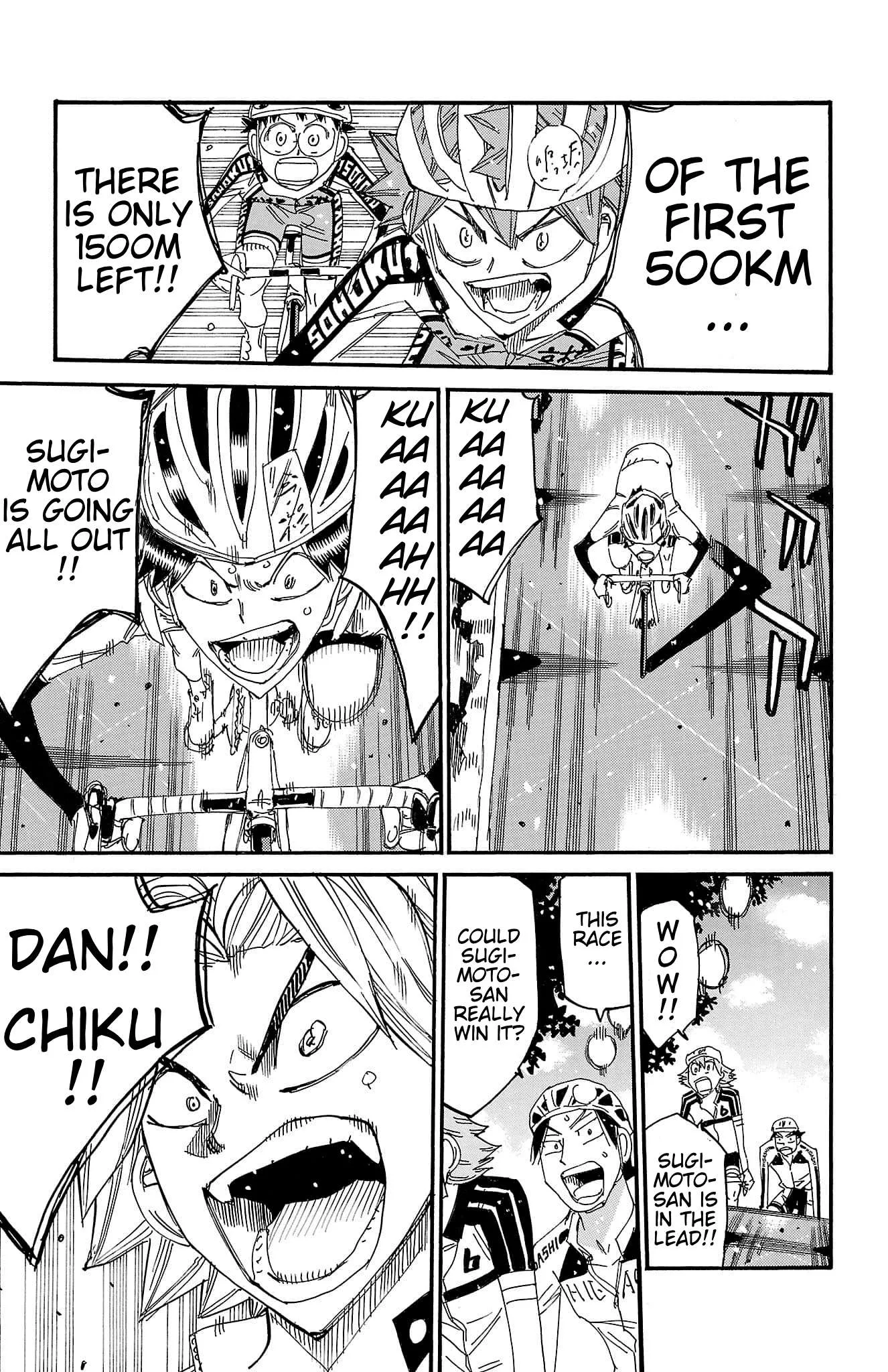 Yowamushi Pedal Chapter 734 page 9