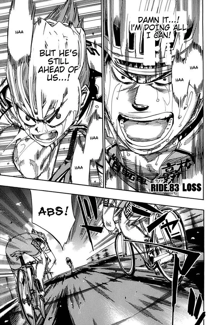 Yowamushi Pedal Chapter 83 page 1