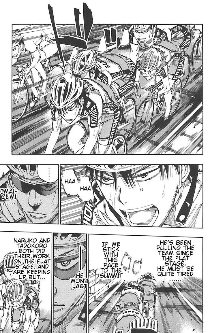 Yowamushi Pedal Chapter 88 page 14