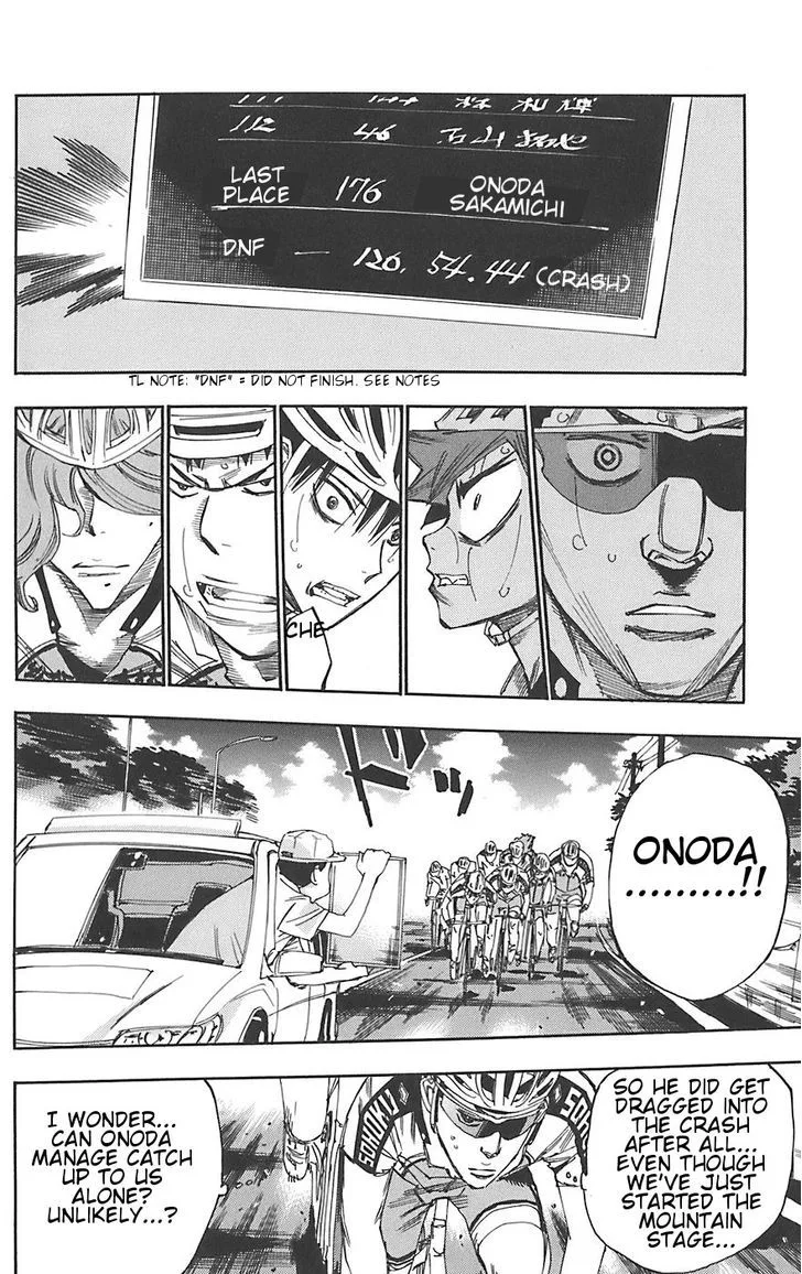Yowamushi Pedal Chapter 88 page 17