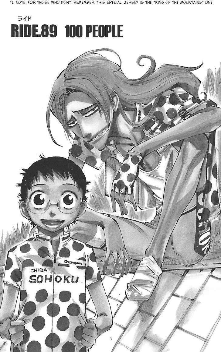 Yowamushi Pedal Chapter 89 page 1