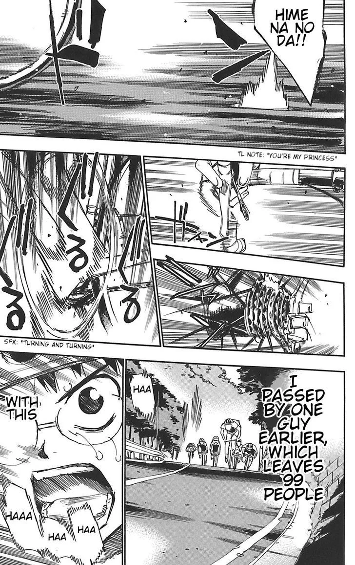 Yowamushi Pedal Chapter 90 page 7
