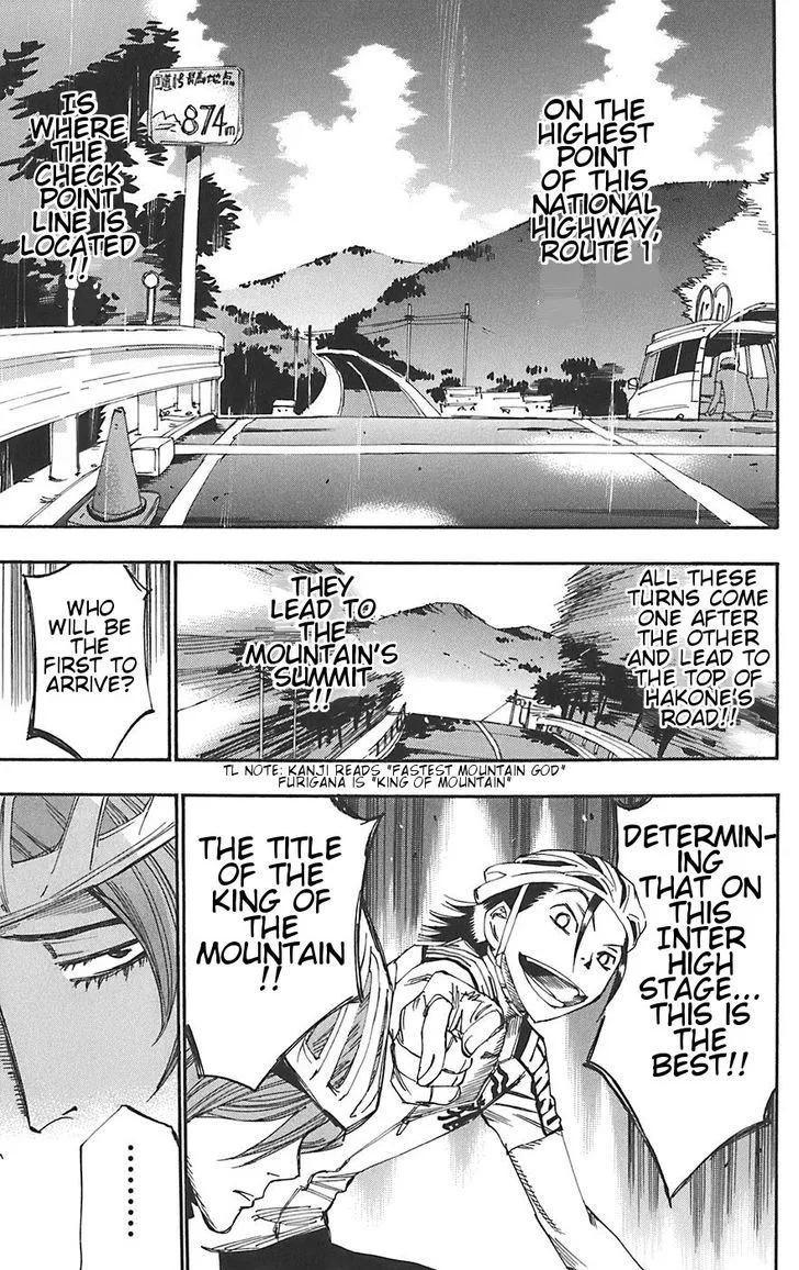 Yowamushi Pedal Chapter 91 page 9