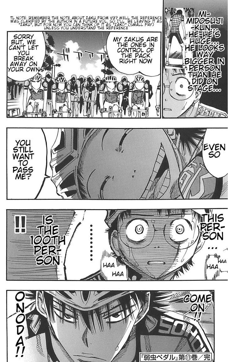 Yowamushi Pedal Chapter 94 page 16