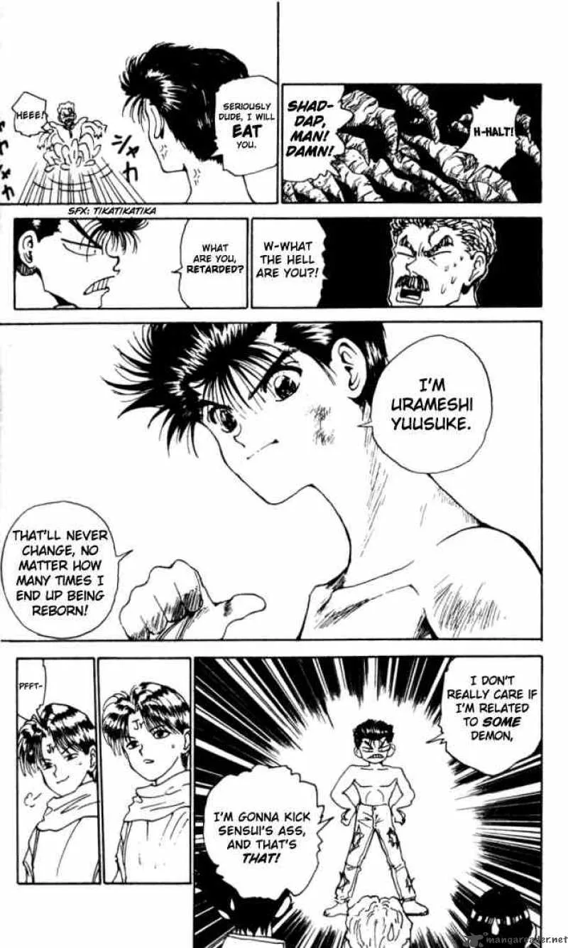 Yu Yu Hakusho Chapter 148 page 17