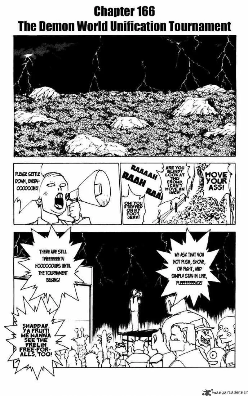 Yu Yu Hakusho Chapter 166 page 1