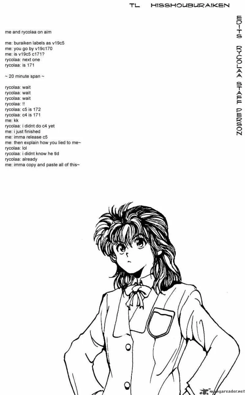 Yu Yu Hakusho Chapter 172 page 20