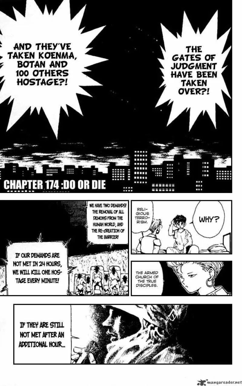 Yu Yu Hakusho Chapter 174 page 1