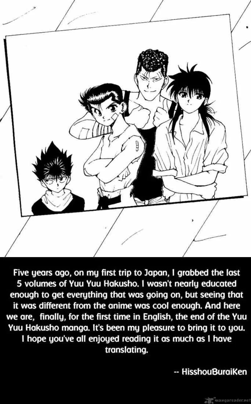 Yu Yu Hakusho Chapter 175 page 1