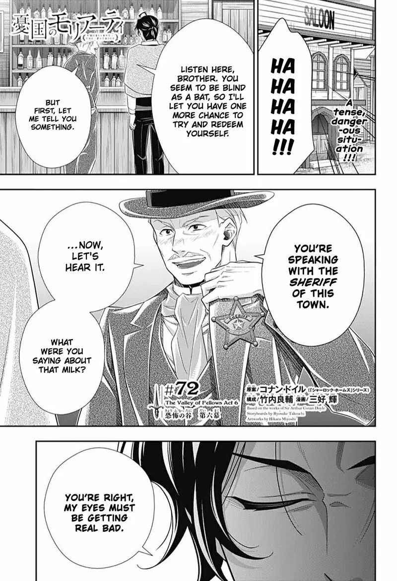 Yukoku no Moriarty Chapter 72 page 1