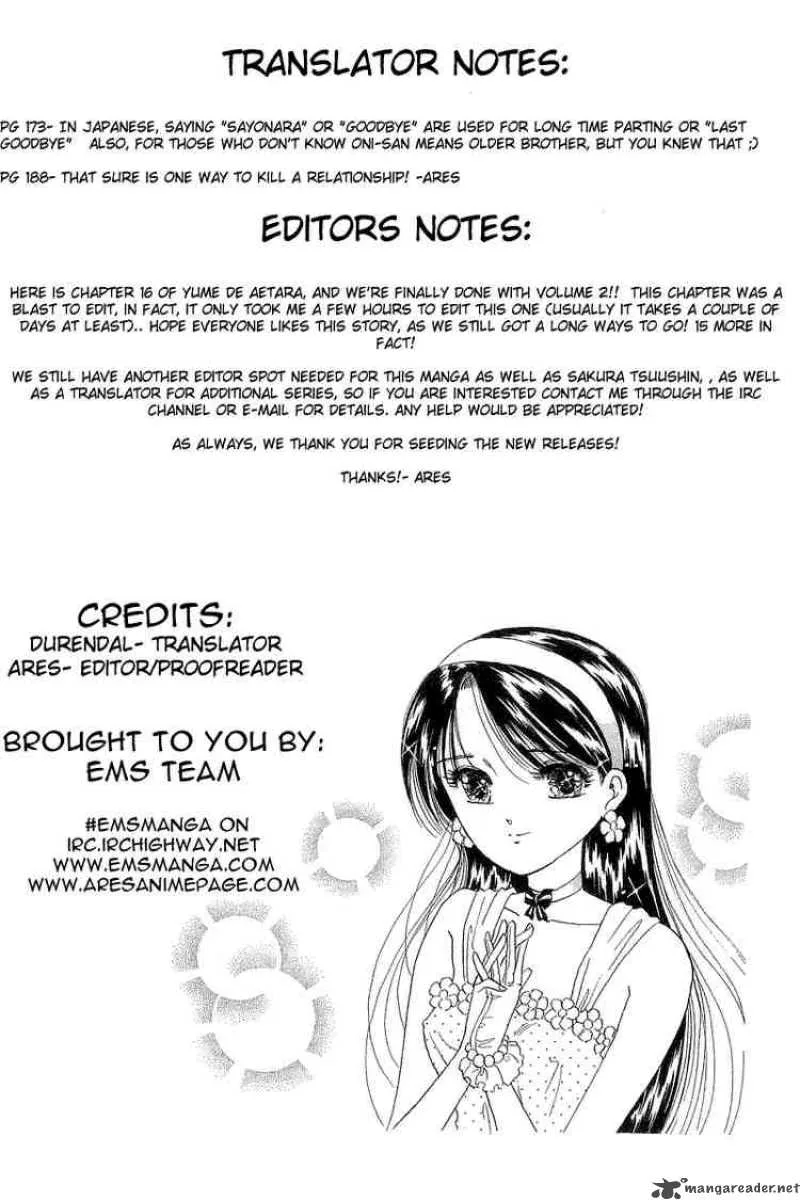 Yume de Aetara Chapter 16 page 25