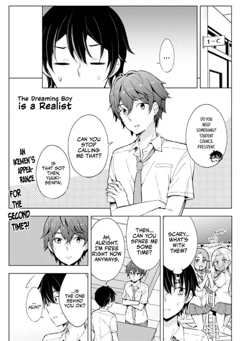 Yume Miru Danshi wa Genjitsushugisha Chapter 14 page 1