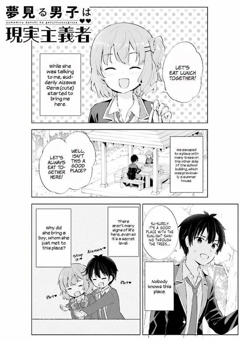 Yume Miru Danshi wa Genjitsushugisha Chapter 3.1 page 1