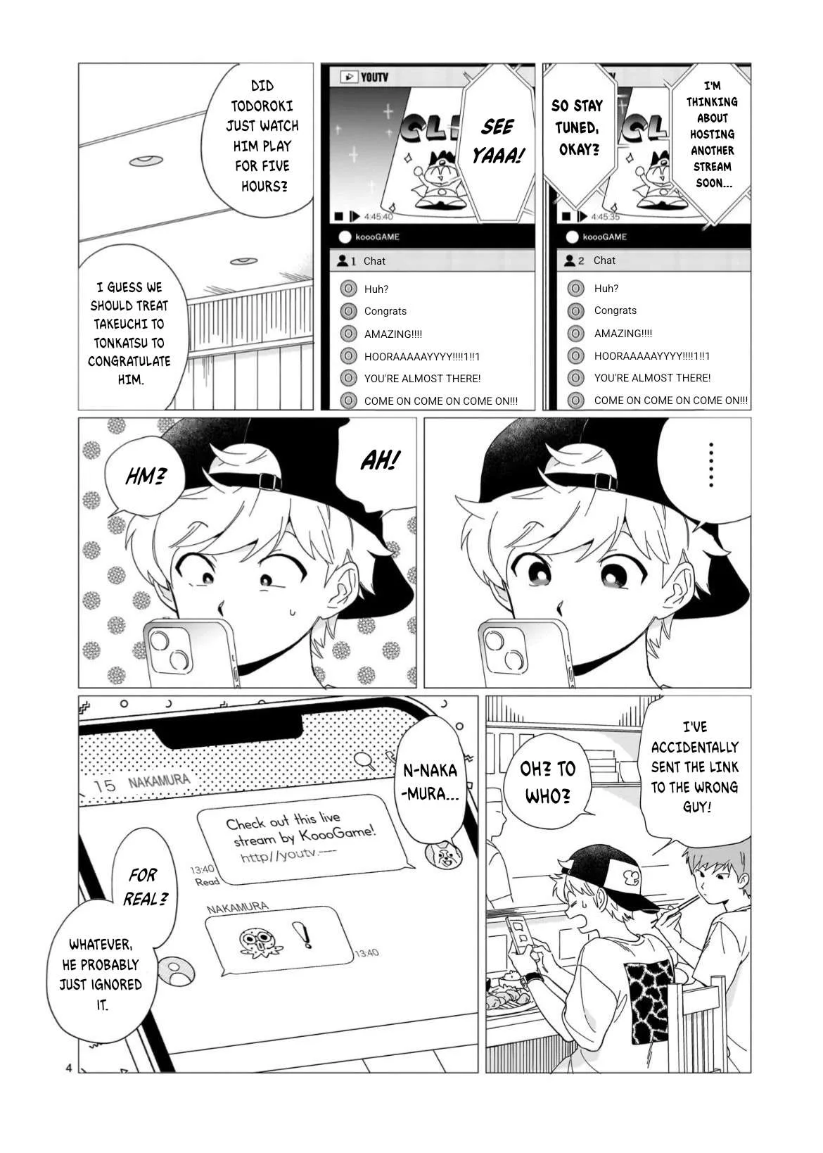 Yuru~ku Ganbare! Nakamura-kun!! "Game haishin" Chapter 1 page 4